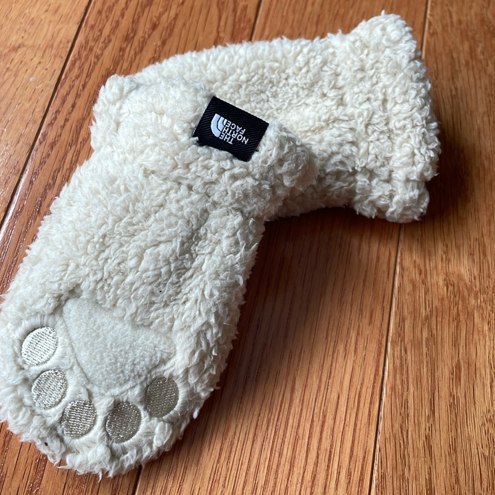 North Face baby mittens